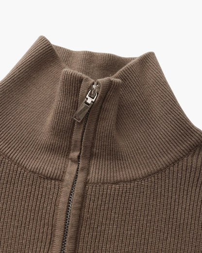 Refined Half-Zip Knit Pullover